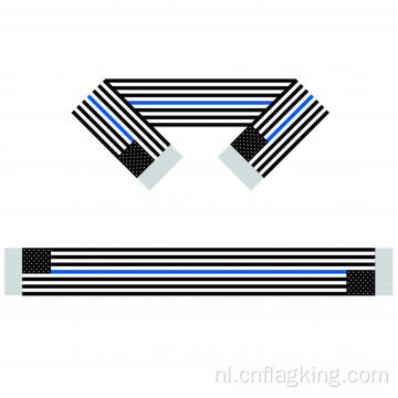 15*150cm blauwe lijn voetbalteam sjaal voetbalfans sjaal